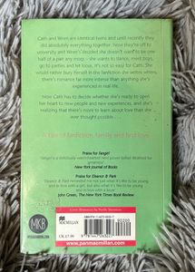 Fangirl Fiction Book by Rainbow Rowell