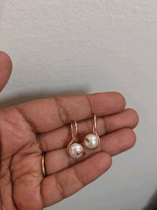92.5 | Silver Fresh Water Pearls in Rose Gold
