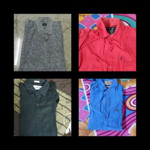 Shirts For Men 4 Pcs
