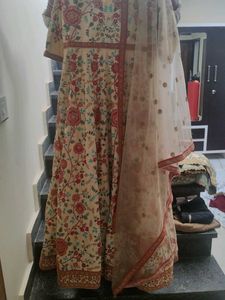 Floral Anarkali Kurta Set