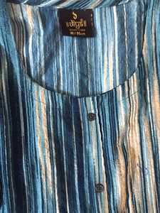 Striped Button-Down Dress