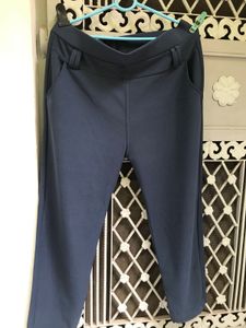 Navy Blue Korean Pants