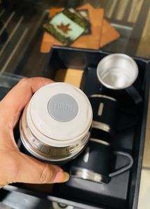 Set Of Flask And 3 Mugs