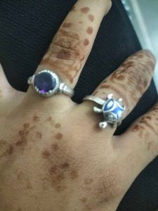 2 Rings Of Pure Silver
