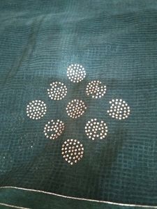 Green Cotton Saree