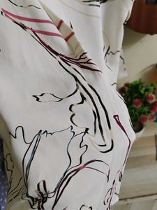 Floral Print Chiffon Top