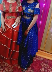 Ethnic Party Wear Gown Combo💥