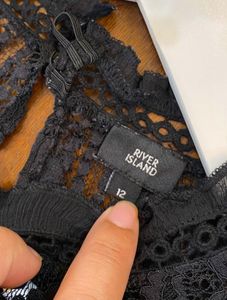 Elegant Black Lace Top