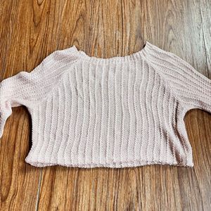 Cropped Knit Sweater
