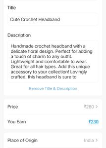 Cute Crochet Headband