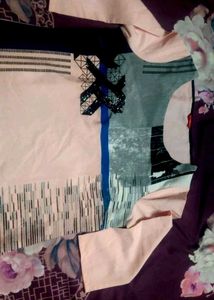 Abstract Print Kurti