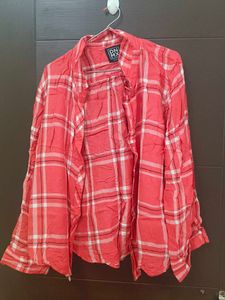DNMX Checked Shirt With Roll Up Sleeves