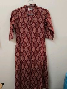 Leaf Print Kurta