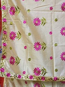 Assamese traditional mekhela sador used