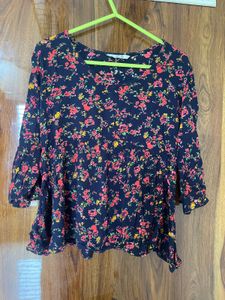 Floral Print Top