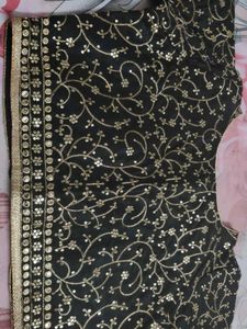 Embroidered Black Blouse