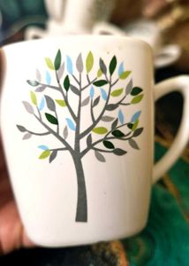 Tree Design Coffee Mugs (Set of 6)