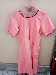 Beautiful Cotton Pink Frock