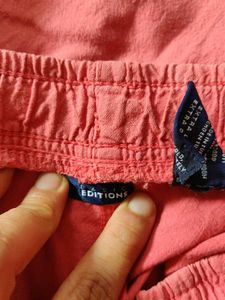 SHORT COTTON PANT/TROUSER