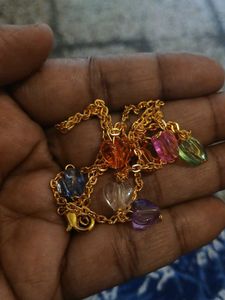 Gold Necklace and Earring Set