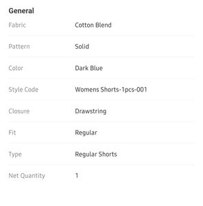 Solid Women Blue Regular Shorts