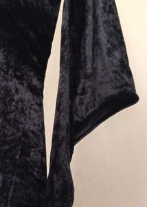 Elegant Black Velvet  Dress