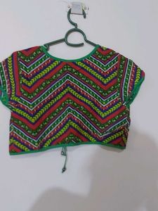 Red Coloured Sleeveless Anarkali Kurta With Koti.