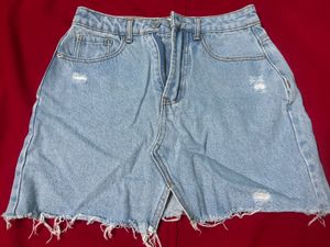 Denim Mini Skirt