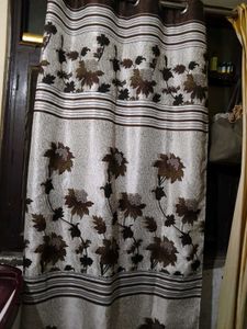 Floral Print Curtain