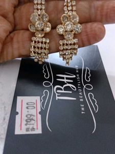 Dangling Rhinestone Earrings