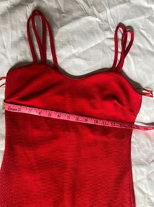 RED PARTY BODYCON DRESS