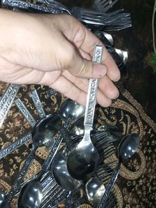 (New) Silverware Set (Pack Of 24)