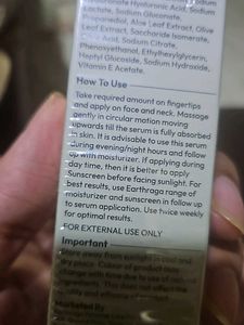 EarthRaga Clear Skin Niacinamide Face Serum