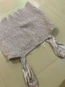 Floral Smocked Top Xxl