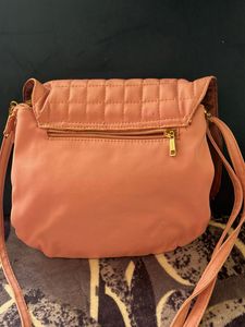 Caprese Crossbody Bag - Pink Quilted