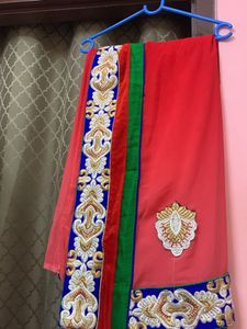 Dual Shade Heavy Work Saree