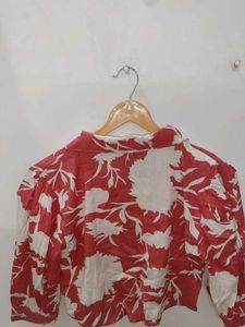 Floral Print Crop Top