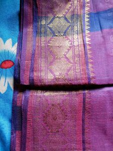 Purple And Magenta Saree