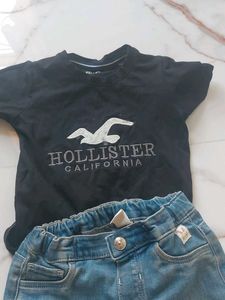 Combo Set Of Tshirt And Jeans 18-24 Months Girls