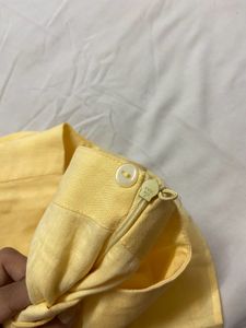 Butter Yellow Mini Skirt