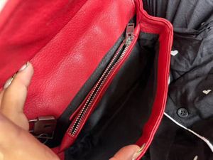 YSL Red Handbag