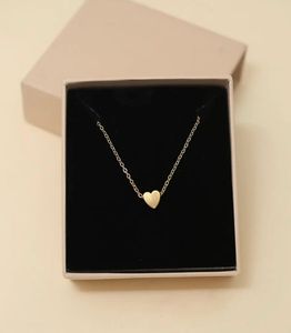 Gold Heart Pendant Necklace