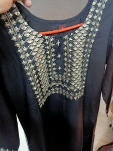 BRAND NEW Women&#39;s BLACK Kurta Set