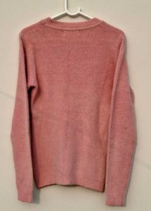 Pink Crew Neck Sweater