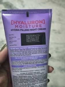 Loreal Hydra Filling Night Cream