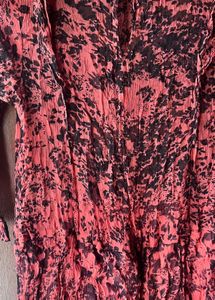 Floral Print Ruffle Dress
