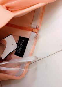 Peach Color Designer Dress