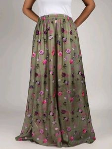 Floral Maxi Skirt