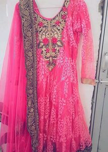 Elegant Pink Embroidered Kurta
