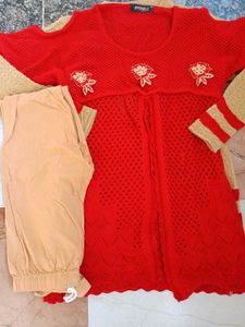 Woolen Sweater And Dress